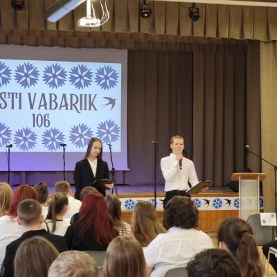 8. Eesti Vabariigi aastapäeva tähistamine Maardu Gümnaasiumis